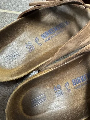 Birkenstock Florida Leather Footbed Buckle Sandals Comfort Dark Brown EU 40 US 9 thumbnail 8
