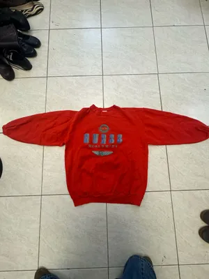 GUESS vintage red crewneck sweatshirt thumbnail 2