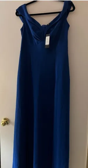 VFshow Elegant Blue Evening Gown Size Large NWT thumbnail 1
