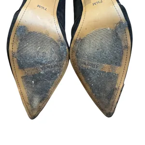 J Renee Shoes Womens Size 7.5 Black Pointed Toe Pumps Stiletto‎ Croc D'Orsay thumbnail 12