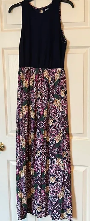 Poema medium colorful maxi dress‎ thumbnail 1
