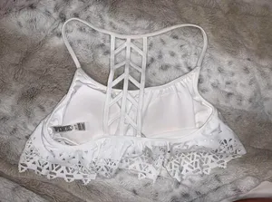 Victoria's Secret White Bikini Top thumbnail 4