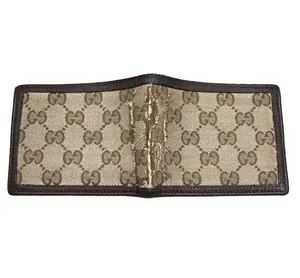 Gucci Vintage GG Canvas Bifold Wallet - Brown (As-Is / Project Piece) thumbnail 3