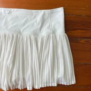 Athleta A-Game Pleated Mesh Skort White Balletcore Pickleball/Tennis/Golf-XL 🧡🎀 thumbnail 7