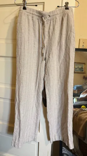 Linen Pants Tan thumbnail 1