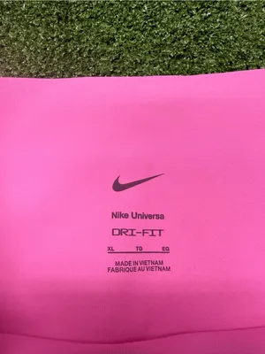 Nike Universal Dri-Fit Bubblegum Pink High Waist 7/8 Leggings Pockets Lifting XL thumbnail 3
