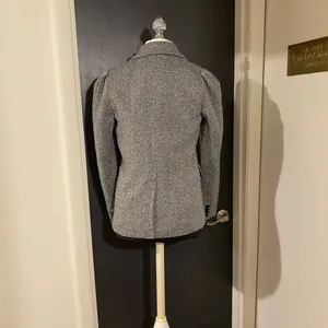 💜 NWT A New Day Woven Black and White Blazer thumbnail 3