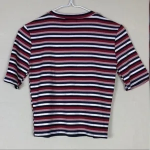 Gianni Bini Stripped short sleeve thumbnail 2