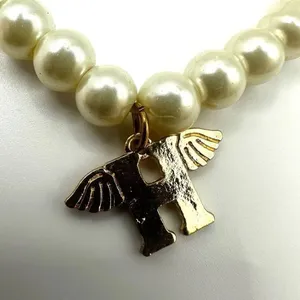 Faux pearl H monogram bracelet thumbnail 3