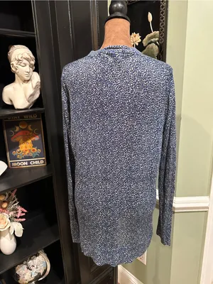 Ann Taylor LOFT Leopard Print Button‑Front Cardigan – Women’s Large thumbnail 7