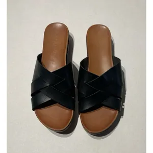 Rock & Candy Calilea Slide Sandals Black Faux Leather Size 9.5 New thumbnail 3