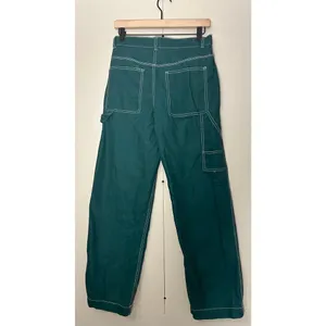 NWT Gap High Rise 90's Loose Carpenter Pants June Bug Green Sz 4 thumbnail 4