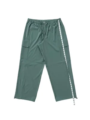 PINK Tech Stretch Cargo Parachute Pants Green Size Large thumbnail 12