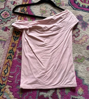 Abercrombie modal Blend pink off the shoulder top thumbnail 1