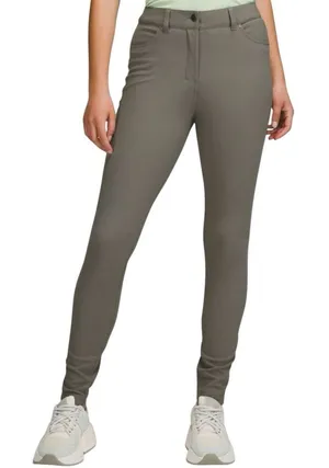 Lululemon City Sleek Slim-Fit 5 Pocket High-Rise Pant Full Length Grey Sage 28 thumbnail 1