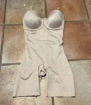 SPANX suit your fancy removable straps mid thigh bodysuit thumbnail 1