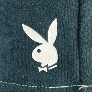 Playboy by Pacsun Green White Logo High Waist Drawstring Straight Mini Skirt S thumbnail 4