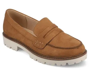 Journee Collection Women's Kenly Lug Sole Loafers- 12M thumbnail 1