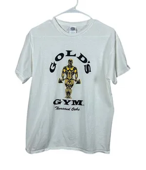 Gold’s Gym Thousand Oaks White Tee size M thumbnail 1