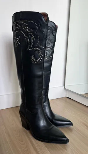 Amazon Cowboy boots black 6 thumbnail 1
