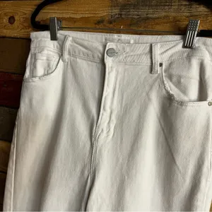 Risen White Distressed Jeans‎ Size 15/32 thumbnail 3