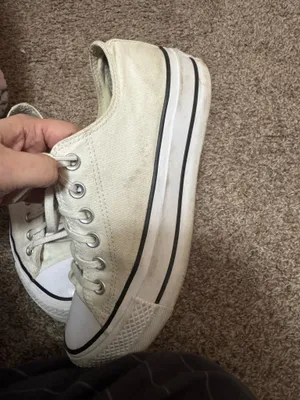 Low top white platform converse  thumbnail 7
