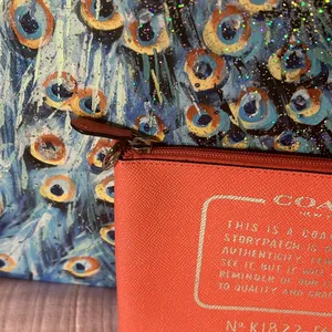 Coach Rare Vintage  Storypatch Large Pouch thumbnail 3