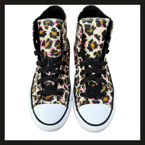 Converse Chuck Taylor All Star Pixel Leopard High Top Shoes Junior 5 Women’s 7 thumbnail 10