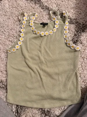 Mm mm mm flower tank Green Size L thumbnail 1