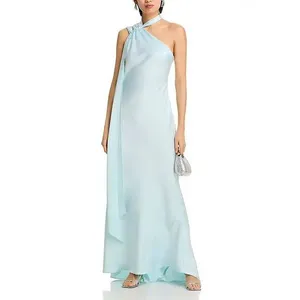 AQUA Long‎ Scarf Bias Cut Gown Size 12 thumbnail 2