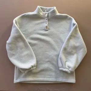 & other stories Fleece Mock Neck Pullover Sweatshirt thumbnail 3
