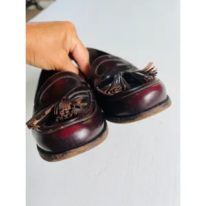 Bottega Veneta Sz 35.5 Merlot Astaire Calfskin Leather Slip On Loafer Shoes thumbnail 7