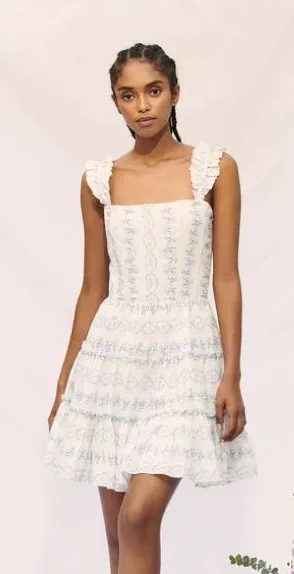 Saylor Jaime dress in Parisian blue thumbnail 1