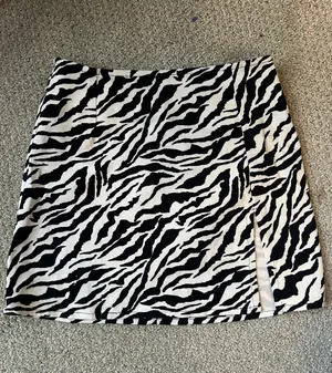 Motel Zebra Print Mini Skirt thumbnail 1