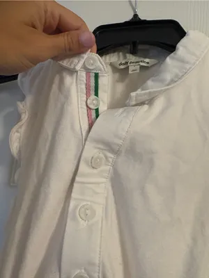 Anthropologie Daily Practice White Ruched Polo Dress thumbnail 3