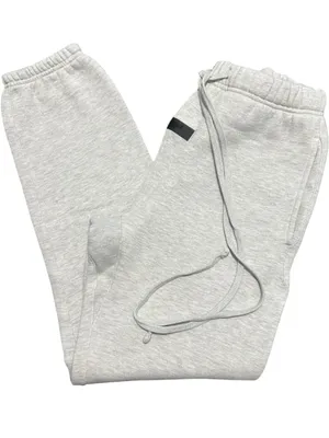 Essentials Fear of God Women’s Uni-Sex XS Heather Light Grey Joggers Sweatpants thumbnail 2