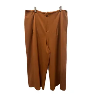 Express Highrise Minimalist Earth Tone High-Rise Culotte Pants Size 12 thumbnail 2
