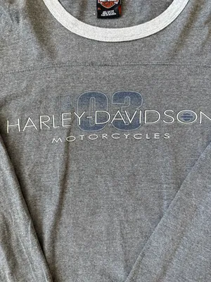 Vintage Long Sleeve T Shirt Made in USA Grey thumbnail 3