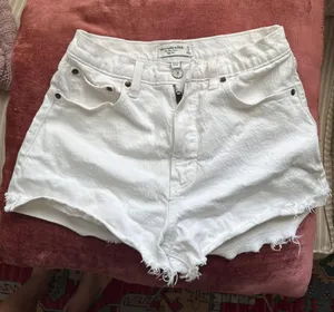 Abercrombie Curve Love High-Rise Jean Shorts The Mom thumbnail 1