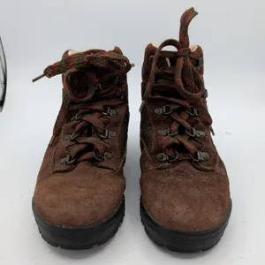 Vintage Asolo Brown Suede Hiking‎ Boots Vibram Sole Gorpcore Slovenia Womens 7 thumbnail 3