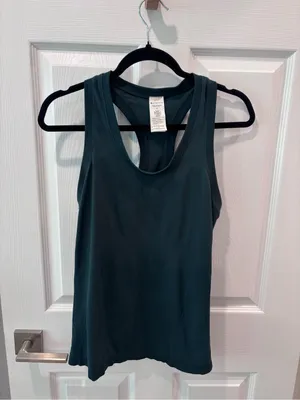 Athleta Forest Green Racerback Tank Top size Medium thumbnail 5