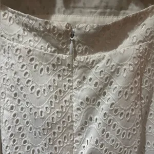 Express White Cotton Eyelet Open Tie Back Slit Sleeves Lined Romper Size‎ 4 thumbnail 14