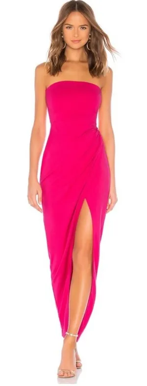 NBD‎ Lucilda Gown in Hot Pink XS thumbnail 1