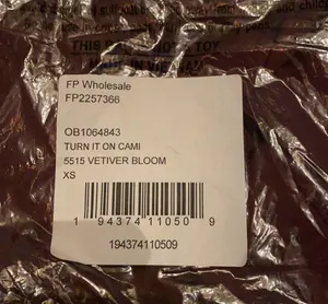 NWT Free People Intimately Turn It On Cami Vetiver Bloom S sequin Purple XS thumbnail 5
