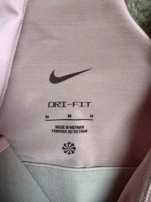 Nike Light Pink racer back athletic tank top with built in bra and pads thumbnail 2