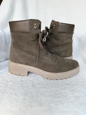 Timberland Women's Carnaby Cool 6" Boot Ankle, Olive Suede, Size 10 thumbnail 2