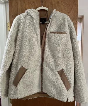 Obermeyer Sherpa fleece zip up jacket   thumbnail 1