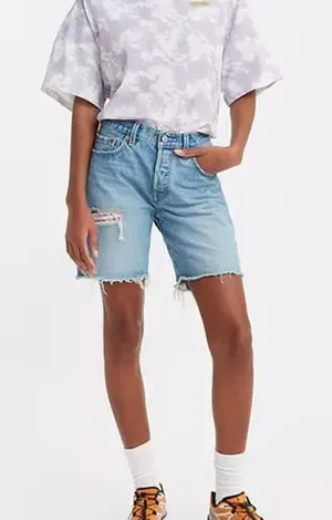 New Levi’s 501 90s Denim Women's Shorts Size 24 150 Anniversary Edition thumbnail 1