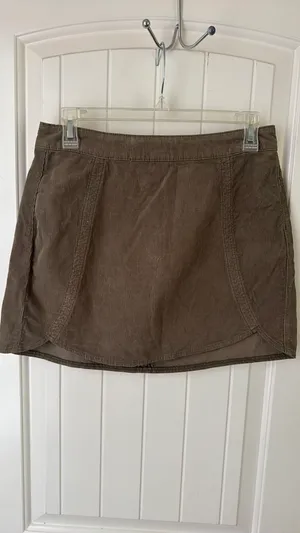 PacSun Skirt Corduroy Green thumbnail 3