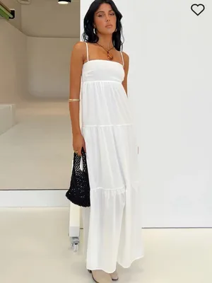 Princess Polly Warrego Maxi Dress in White Size 4 New with tag thumbnail 3